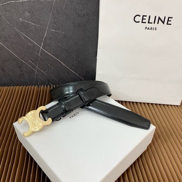 Celine Triomphe Belt Black Triomphe - Picture 3 of 9